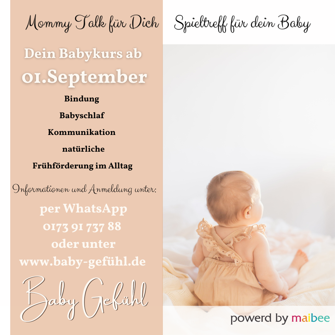 Babykurs Babygefühl Berlin Mahlsdorf ab 16.Juni